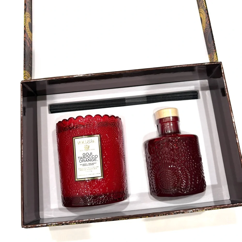 Voluspa Goji Torocco Orange Candle and Diffuser Set 100 ml NEW